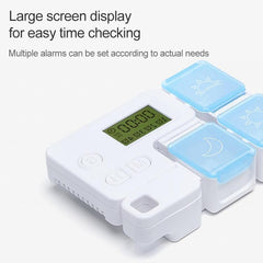 Smart Portable Pill Organizer with Electronic Timer and Reminders