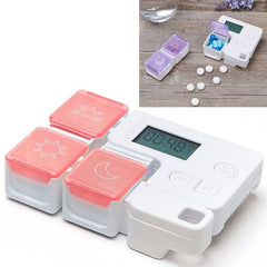 Smart Portable Pill Organizer with Electronic Timer and Reminders