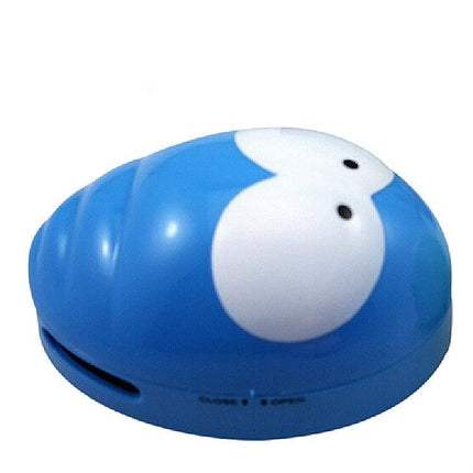 Mini Portable Beetle Design Keyboard Cleaner for Desktops - compact blue beetle-shaped USB desktop and keyboard dust vacuum