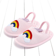 Cotton Soft Sole Non-Slip Slippers for Babies 0-1 Years - Indoor Home Footwear