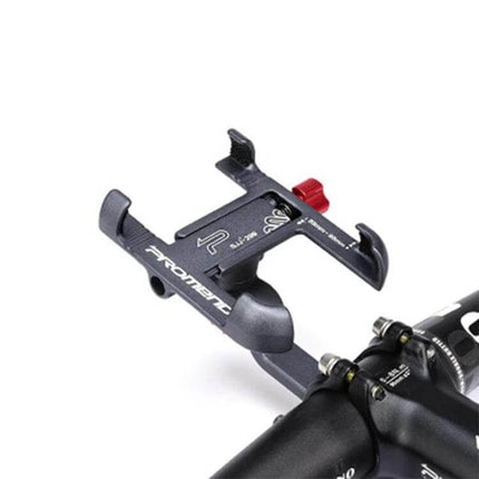 Promend Bike Phone Holder For Everyday Riding 360 Rotating Eagle Claw mounted on bike handlebar, AL6063 aluminum quick-access metal phone mount