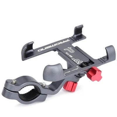 Promend Bike Phone Holder For Everyday Riding 360 Rotating Eagle Claw metal handlebar mount for secure hands-free cycling navigation
