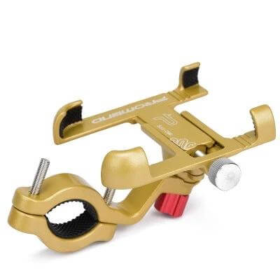 Promend Bike Phone Holder For Everyday Riding 360 Rotating Eagle Claw gold aluminum handlebar phone mount for cycling navigation