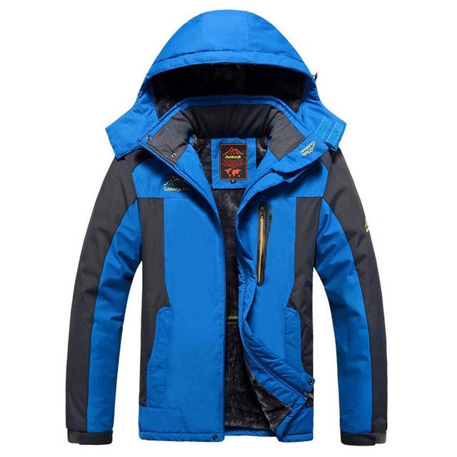 Winter Fleece Military Jackets Men Windproof Waterproof Coat 