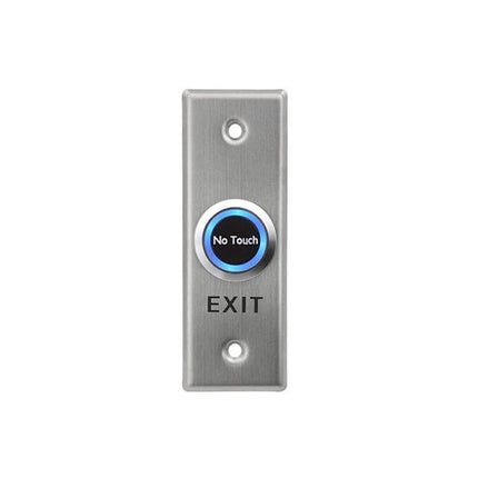 Hands-Free Infrared Switch for Door Access Control Systems - stainless no-touch exit sensor button for hygiene and motion-triggered opening
