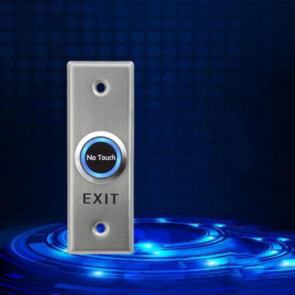 Hands-Free Infrared Switch for Door Access Control Systems stainless steel no-touch exit button for hygienic hands-free door opening