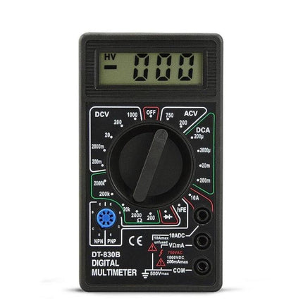 Mini Digital Multimeter for Everyday Electrical Testing compact handheld meter with LCD for voltage current resistance troubleshooting
