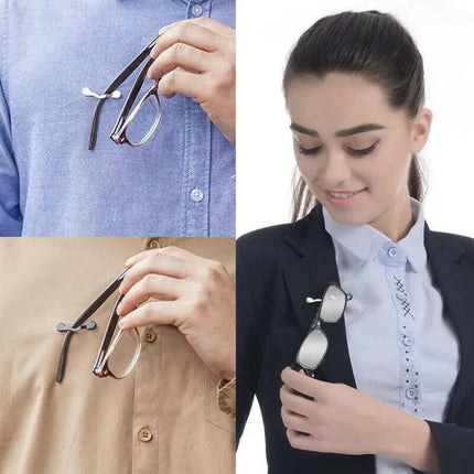 Magnetic Eyeglasses Holder Compact Clip For Desk Or Nightstand