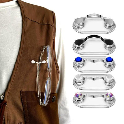 Magnetic Eyeglasses Holder Compact Clip For Desk Or Nightstand