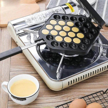 QQ Egg Baking Tray Nonstick Bakeware For Easy Oven Eggs black aluminum pan on gas stove making mini egg cups