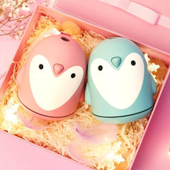 Cute Penguin 220ml USB Aroma Humidifier - Air Diffuser & Mist Maker for Home, Office, and Car