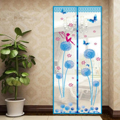 Cortina mosquitera de verano con mosquitera magnética suave para puerta