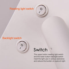 Modern Wireless Wall Lamp with USB Charger for Headboard and Reading Light