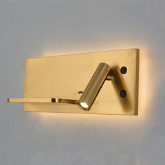 Modern Wireless Wall Lamp with USB Charger for Headboard and Reading Light