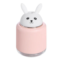 Cute Animal Themed USB Humidifier and Night Light for Home Bedroom