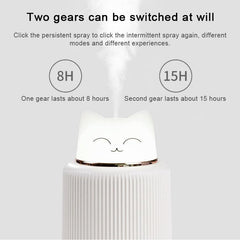 Cute Animal Themed USB Humidifier and Night Light for Home Bedroom