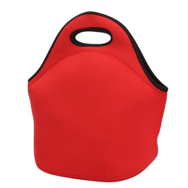 Stylish Neoprene Lunch Tote with Zipper Closure