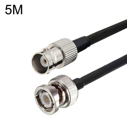 RG58 BNC Female to Male Coaxial Cable for Antenna Extensions 5m PVC insulated extension cable for GPS and car radio