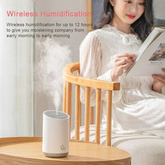 Portable Mini USB Humidifier & Air Purifier - Wireless Q3 with 320ml Capacity