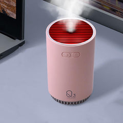 Portable Mini USB Humidifier & Air Purifier - Wireless Q3 with 320ml Capacity