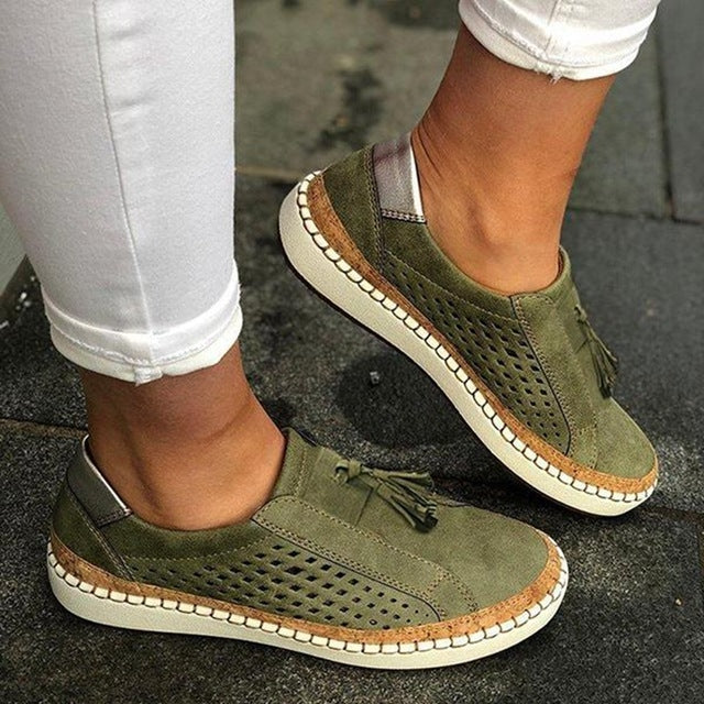 Stylish Breathable Flats for Women Sneakers