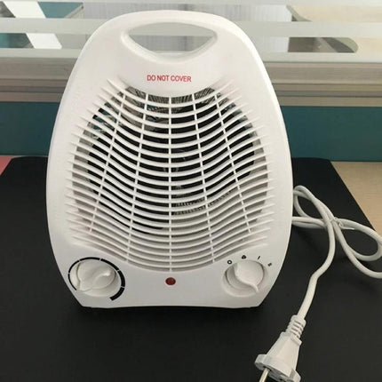 Portable Electric Heater for Winter Home Warming with EU Plug - compact white portable room heater with EU plug and controls