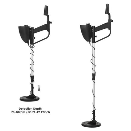 Portable Underground Metal Detector for Outdoor Treasure Hunting - compact adjustable detector for beach and park treasure hunting