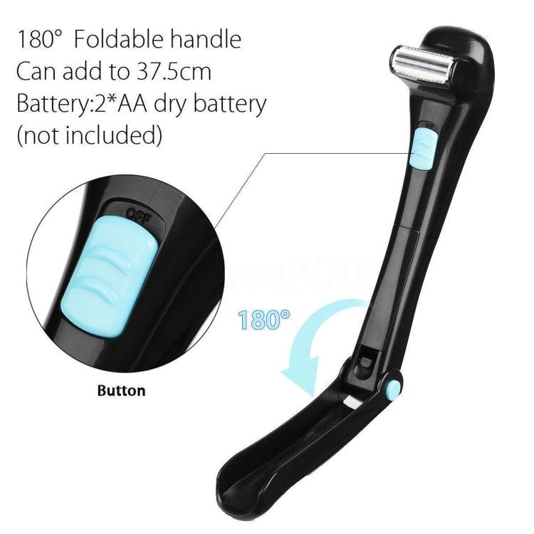 Ergonomic Retractable Electric Back Shaver