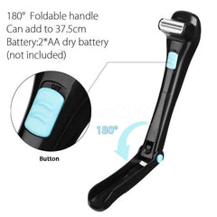 Ergonomic Retractable Electric Back Shaver