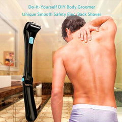 Ergonomic Retractable Electric Back Shaver