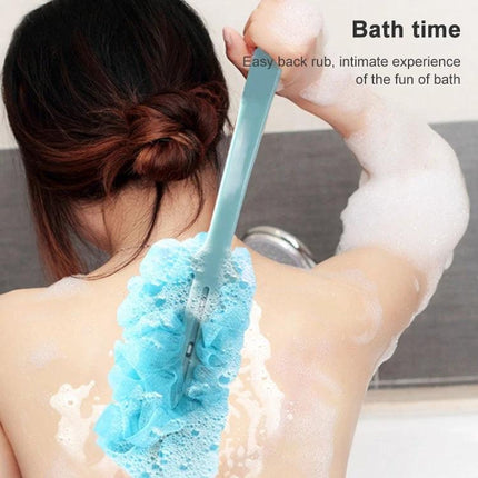Essential Mesh Brush for Reaching Your Back in Daily Showers - soft PE mesh back scrubber for easy, comfortable cleansing and hard-to-reach spots