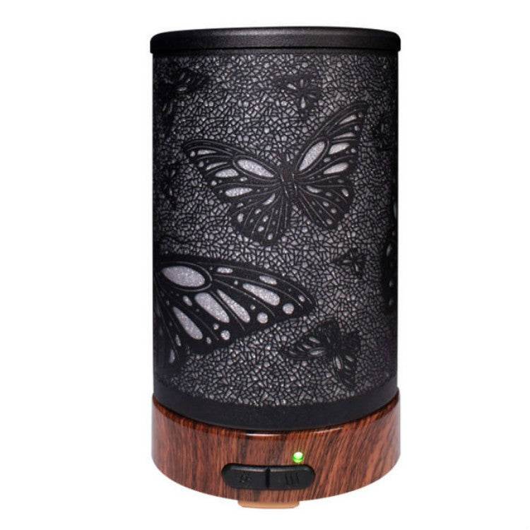 Butterfly Pattern Air Humidifier Essential Oil Diffuser Mist Maker Colorful LED Lamp Diffuser Aromatherapy Air Purifier, US Plug, EU Plug, UK Plug - Syndmart