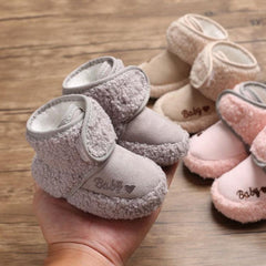 Cozy Winter Toddler Shoes for Newborns Aged 0-1 Years - Soft and Warm Footwear