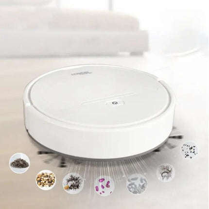 Compact Automatic Robot Vacuum for Floor Sweeping and Mopping | Syndmart