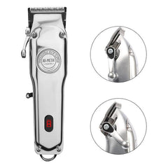 Vintage Power Electric Hair Clipper with LCD Display - Rechargeable and Strong Performance