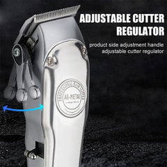 Vintage Power Electric Hair Clipper with LCD Display - Rechargeable and Strong Performance