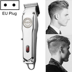 Vintage Power Electric Hair Clipper with LCD Display - Rechargeable and Strong Performance