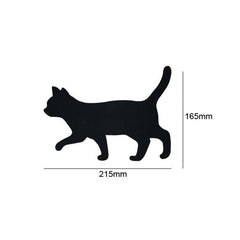 Sound-Activated Cat Silhouette LED Wall Light Night Lamp