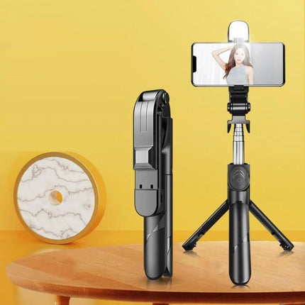 Compact Tripod Selfie Stick for Daily Photo Adventures — portable selfie stick and mini tripod for steady photos