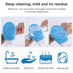 Electric Adjustable Automatic Spa Massage Brush with Long Handle for Deep Skin Cleansing