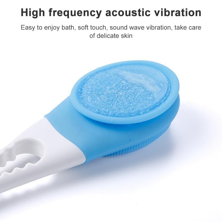 Electric Adjustable Automatic Spa Massage Brush with Long Handle for Deep Skin Cleansing