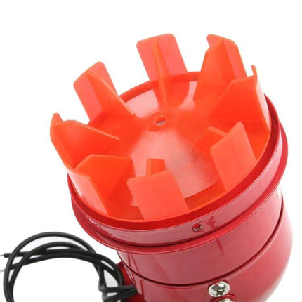Mini Alarm Buzzer for Everyday Safety and Security Alerts - compact red metal buzzer with loud siren and mounting screw