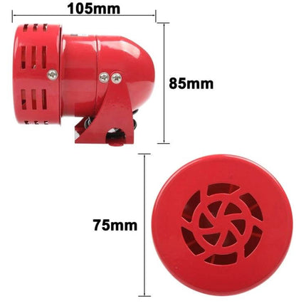 Mini Alarm Buzzer for Everyday Safety and Security Alerts - compact red metal buzzer 105x85x75mm for home or small office security