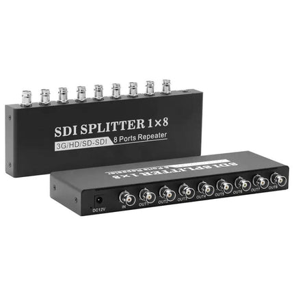 SDI Video Distribution Amplifier with 1 Input and 8 Outputs | Syndmart