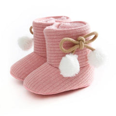 Soft Velvet Toddler Shoes for Babies 0-1 Year - Winter Collection with Velcro Closure