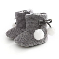 Soft Velvet Toddler Shoes for Babies 0-1 Year - Winter Collection with Velcro Closure