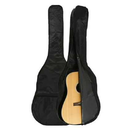 Durable Guitar Bag for Everyday Travel and Protection - black Oxford cloth gig bag with pocket, waterproof cover and organized accessory storage