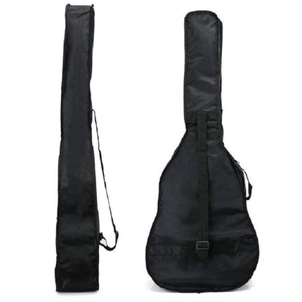 Durable Guitar Bag for Everyday Travel and Protection - black Oxford cloth waterproof guitar case with shoulder strap and accessory pocket