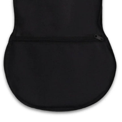 Durable Guitar Bag for Everyday Travel and Protection black Oxford cloth gig bag with exterior zip pocket, waterproof dust-resistant travel case