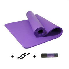 Beginner-Friendly Non-Slip Yoga Mat for Men and Women with Straps, Tutorial, and Storage Bag